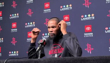 HoustonRockets Postgame: Kevin Durant talks loss to Celtics