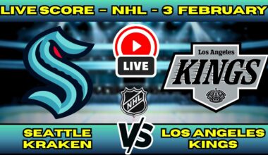 🔴 LIVE: Seattle Kraken at Los Angeles Kings | NHL 2026 Scoreboard | Feb 4 | Pacific Night Cap