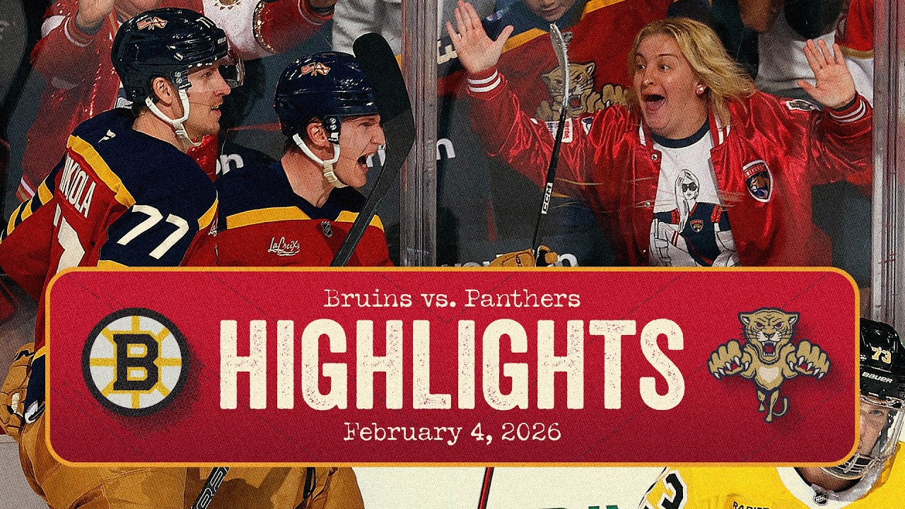 Panthers vs Bruins Highlights | 2.4.26