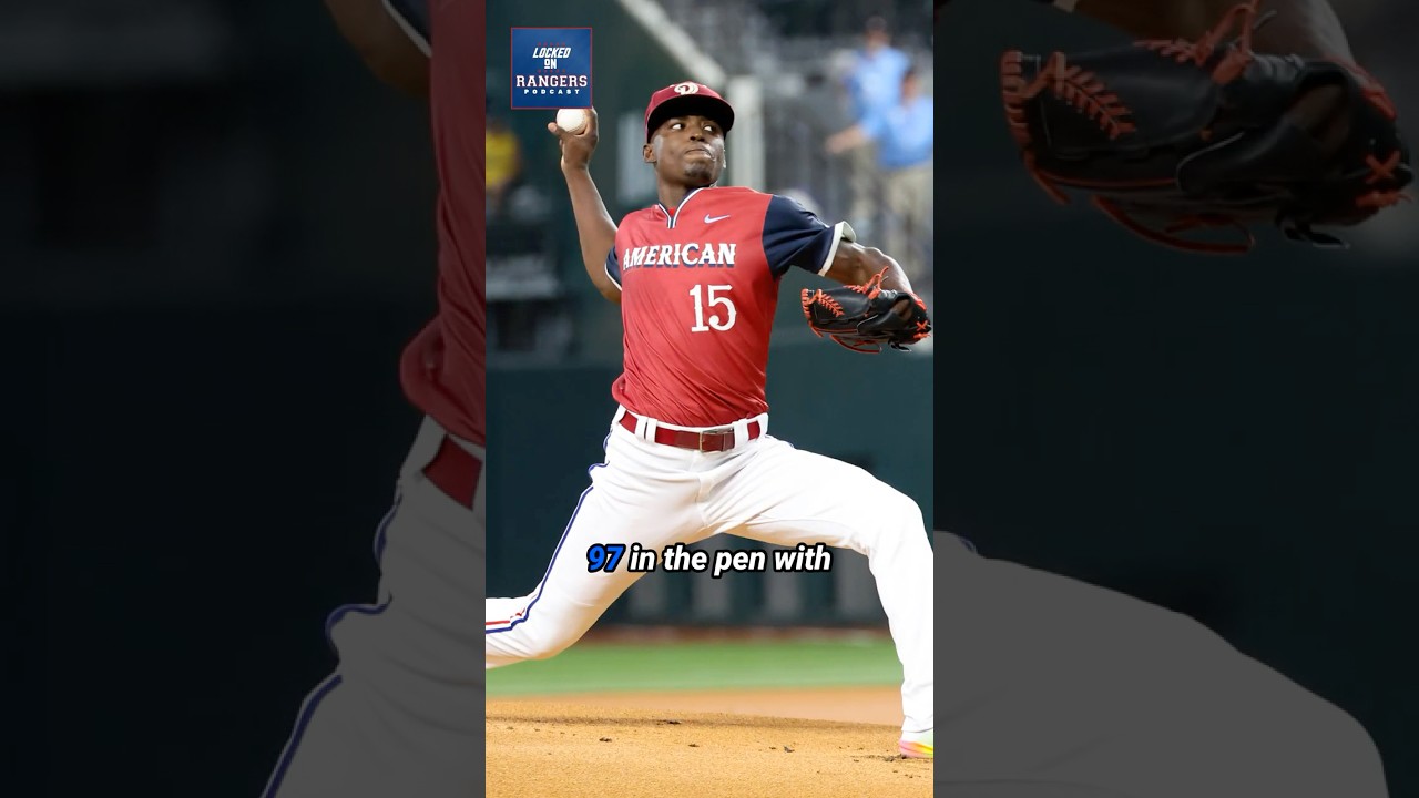 Rangers discover rare talent with triple digit velocity #shots