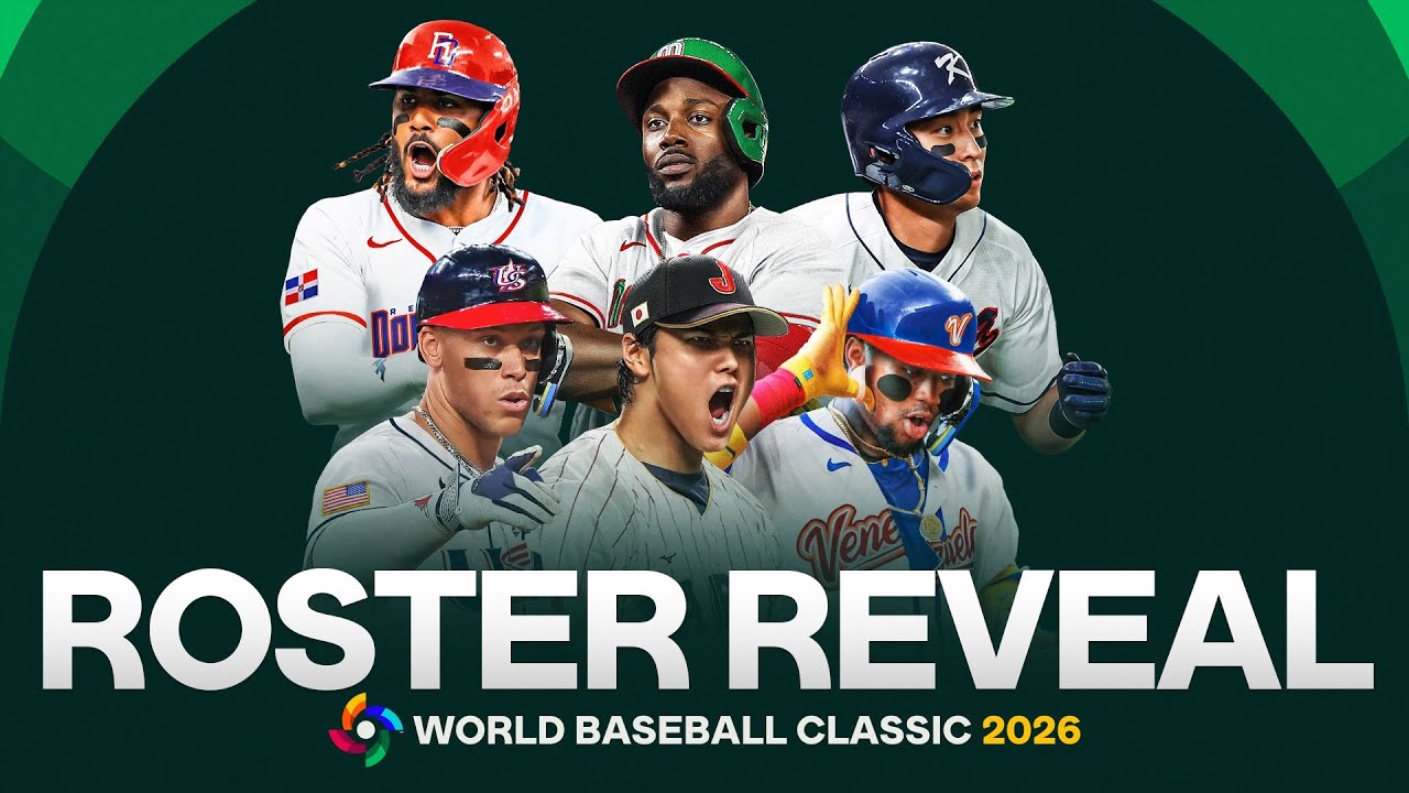 ROSTERS REVEALED for the 2026 World Baseball Classic! (All 20 teams!)