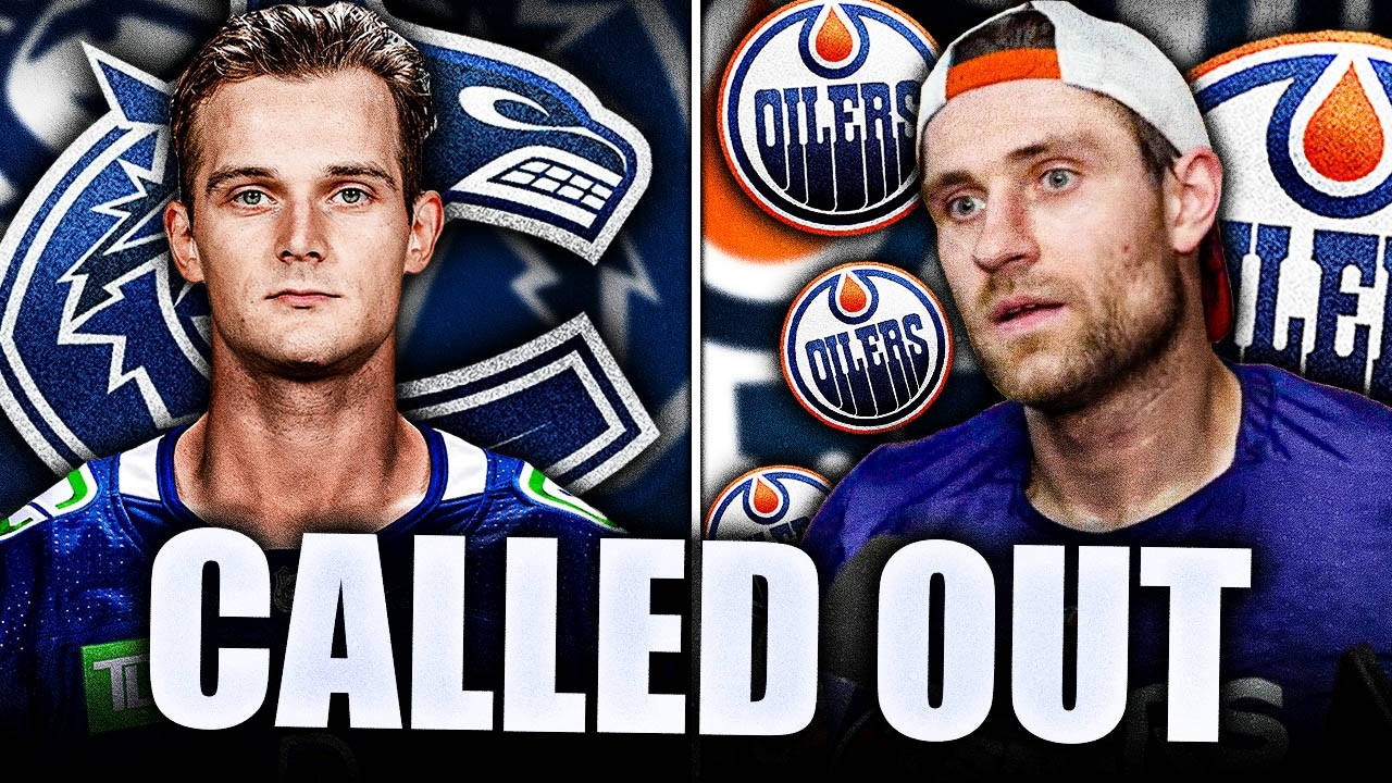 THE CANUCKS & OILERS JUST GOT CALLED OUT BIG TIME… TEDDY BLUEGER & LEON DRAISAITL SPEAK