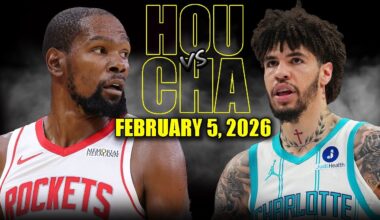 Houston Rockets vs Charlotte Hornets Full Game Highlights – February 5, 2026 | NBA Season