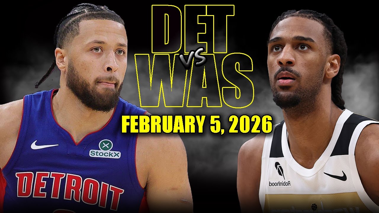 Detroit Pistons vs Washington Wizards Full Game Highlights – February 5, 2026 | NBA Season
