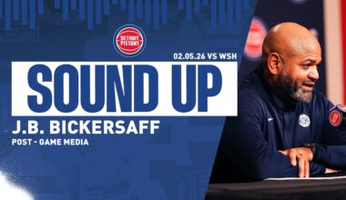 J.B. Bickerstaff Post Game Press Conference | Pistons vs Wizards | 02.05.26