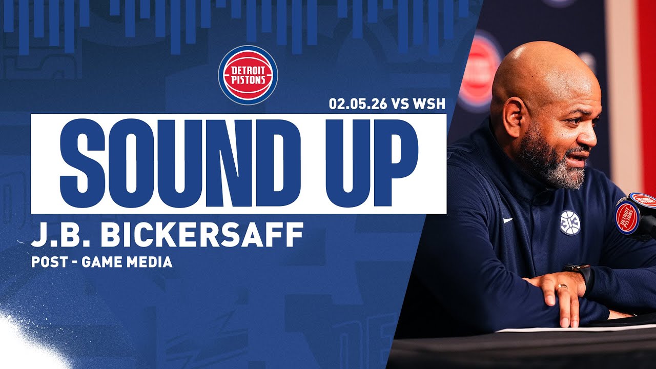 J.B. Bickerstaff Post Game Press Conference | Pistons vs Wizards | 02.05.26
