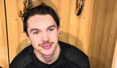 Avery Hayes, Penguins, on scoring twice in NHL debut