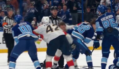 🔥Multiple Fights Erupt🔥 3rd Period, Panthers @ Lightning, Paul Maurice Ejected