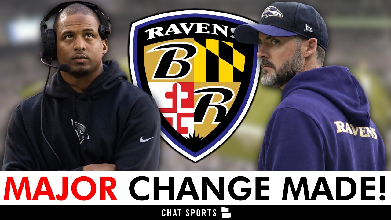 Baltimore Ravens Make A MAJOR CHANGE To The Ravens Coaching Staff...