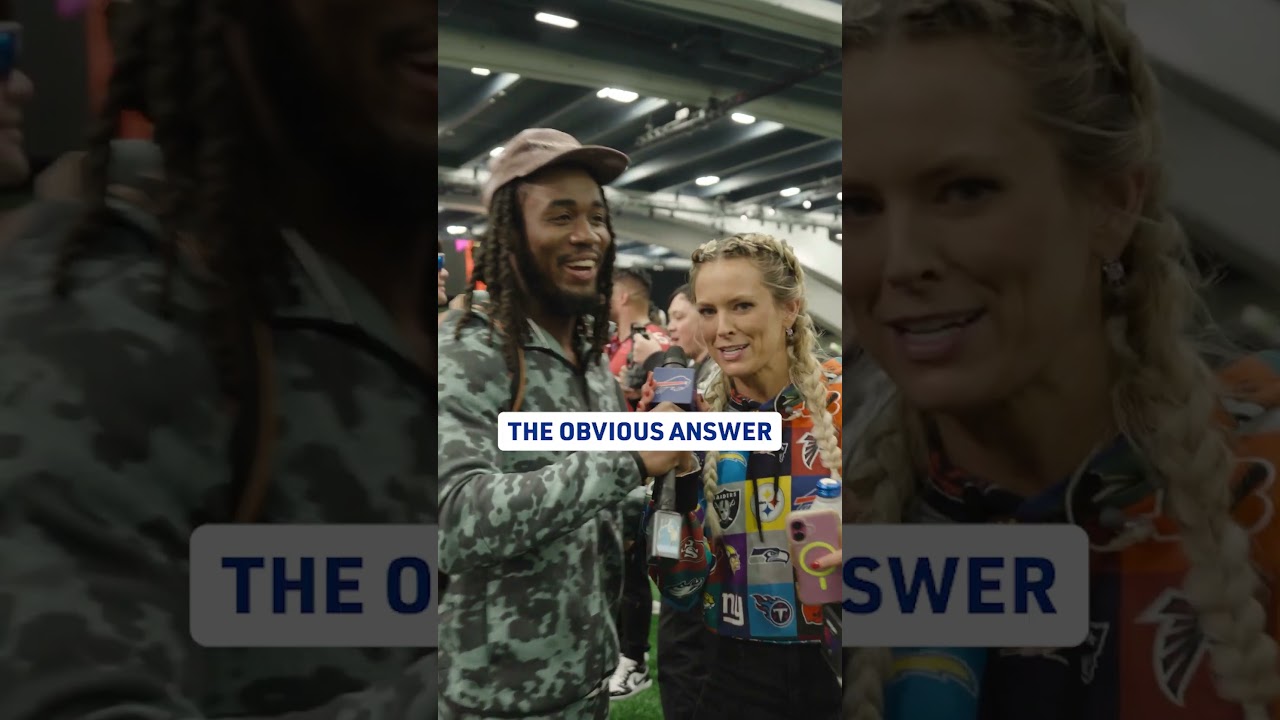 Who's Better: James Cook Or Dalvin Cook? The James Cook Show At Pro Bowl! #bills #shorts #nfl