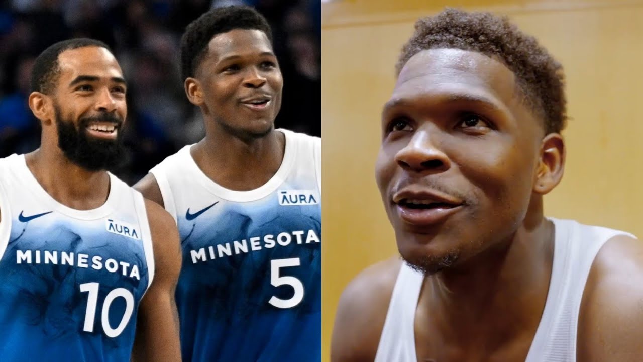 Anthony Edwards speaks on Mike Conley being traded "We want you back Mike"