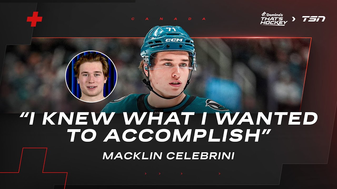 Celebrini talks evolution & earning Team Canada roster spot