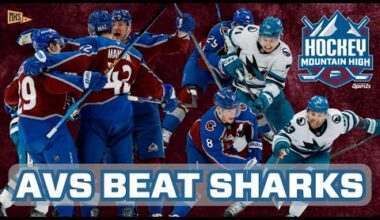 Colorado Avalanche head into Olympic break with MUCH needed win over Sharks | Hockey Mountain High