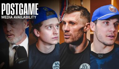 New York Islanders Postgame Availability | NYI at NJD