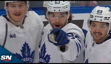 Maple Leafs Score Two Power Play Goals In 31 Seconds To Take Lead vs. Oilers