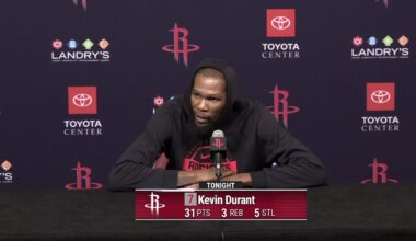 Kevin Durant with a Press Conference
