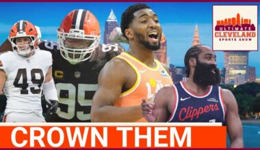 Browns rack up awards, grading the Cavaliers' trade deadline & predicting the Harden/Mitchell duo