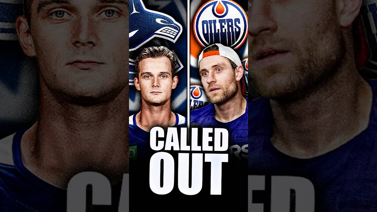 THE CANUCKS & OILERS JUST GOT CALLED OUT BIG TIME… TEDDY BLUEGER & LEON DRAISAITL SPEAK