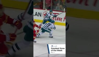 Wolf showcases incredible anticipation, robs Celebrini of a goal 🔥