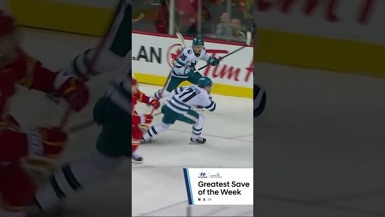 Wolf showcases incredible anticipation, robs Celebrini of a goal 🔥