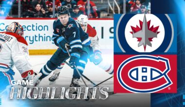 Winnipeg Jets vs. Montréal Canadiens - Game Highlights