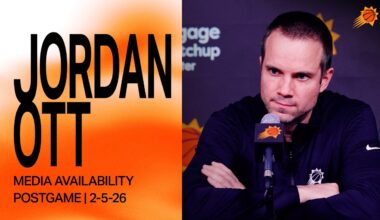 Head Coach Jordan Ott Postgame Media Availability | Phoenix Suns | 2-5-26