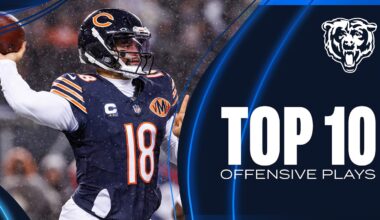 TOP 10: Offensive plays of the 2025 season| Chicago Bears