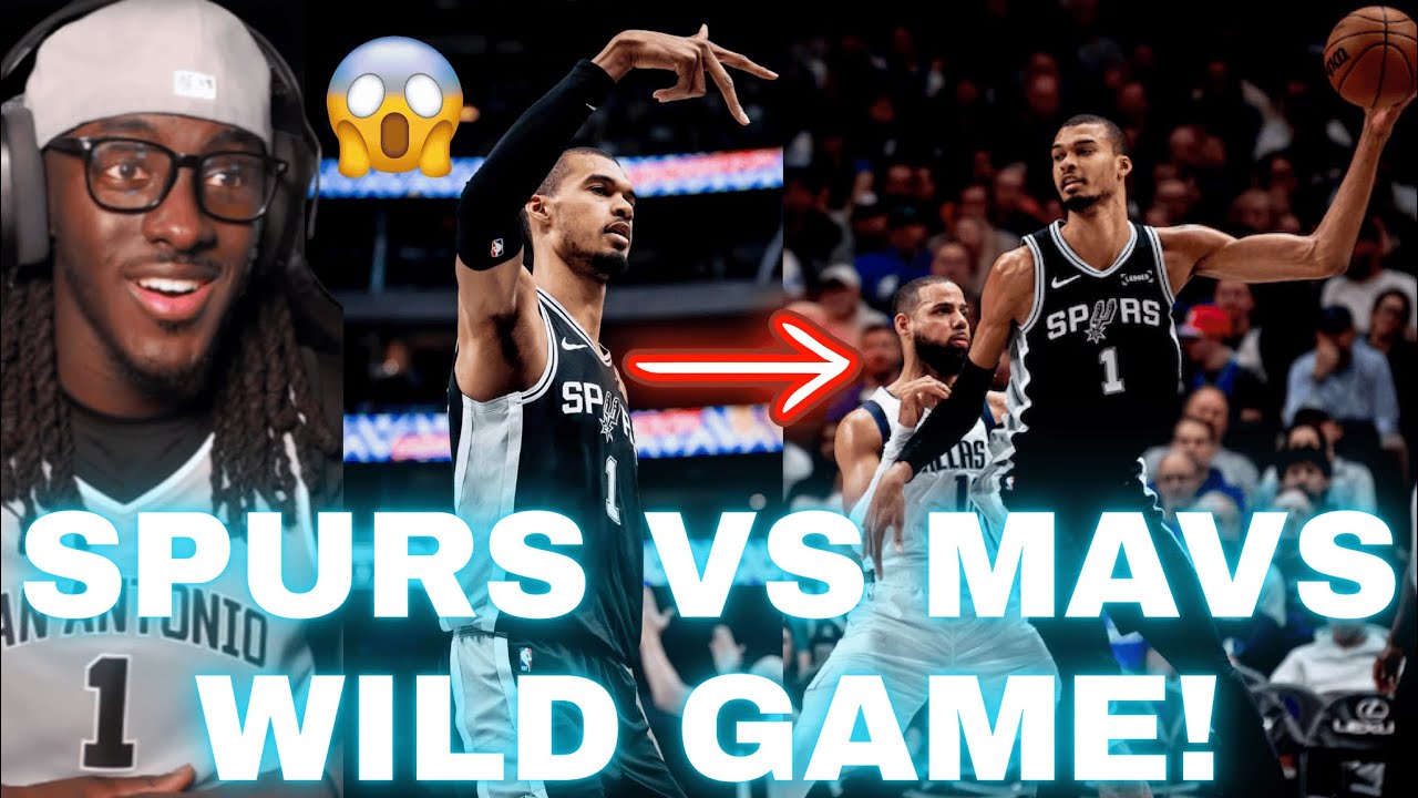 WEMBY VS COOP THRILLER.. Spurs Vs Mavs Highlights Reaction