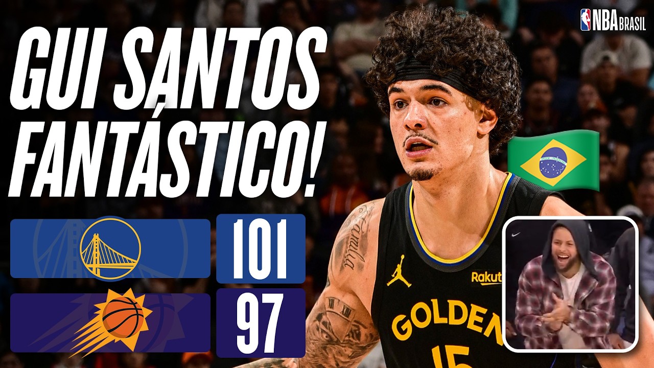 GUI SANTOS é decisivo no final e WARRIORS vencem de virada - Melhores Momentos