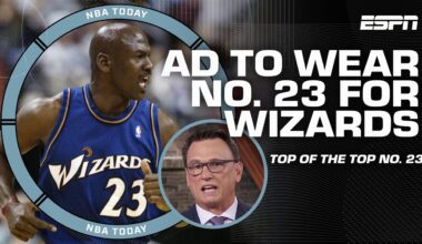TOP OF THE TOP Michael Jordan Wizards moments (2002) inspired by AD's No. 23 jersey | NBA Today