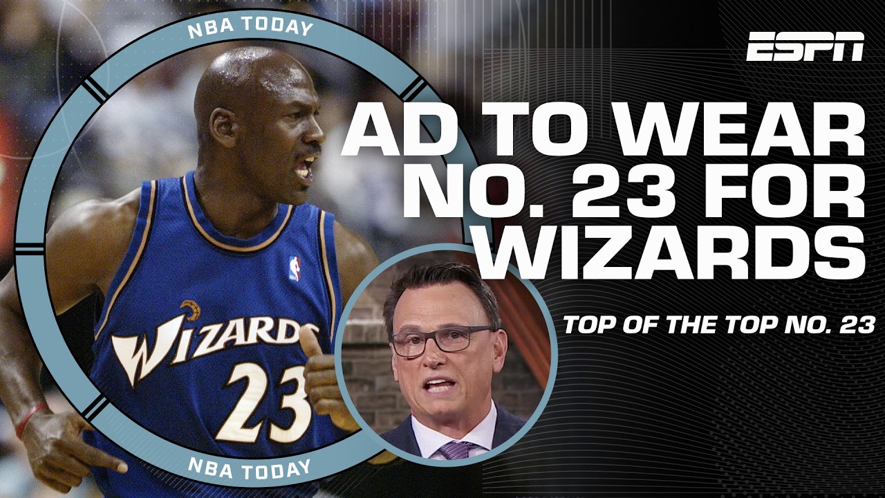 TOP OF THE TOP Michael Jordan Wizards moments (2002) inspired by AD's No. 23 jersey | NBA Today