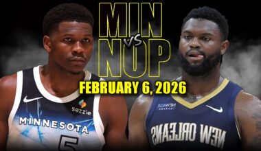 Minnesota Timberwolves vs New Orleans Pelicans Full Game Highlights – February 6, 2026 | NBA Season