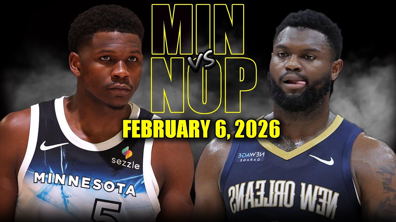 Minnesota Timberwolves vs New Orleans Pelicans Full Game Highlights – February 6, 2026 | NBA Season