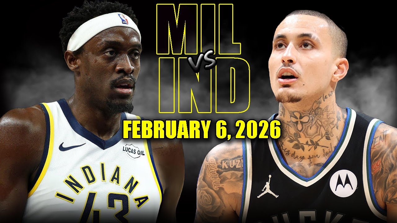 Milwaukee Bucks vs Indiana Pacers Full Game Highlights – February 6, 2026 | NBA Season