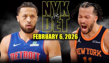 New York Knicks vs Detroit Pistons Full Game Highlights – February 6, 2026 | NBA Season