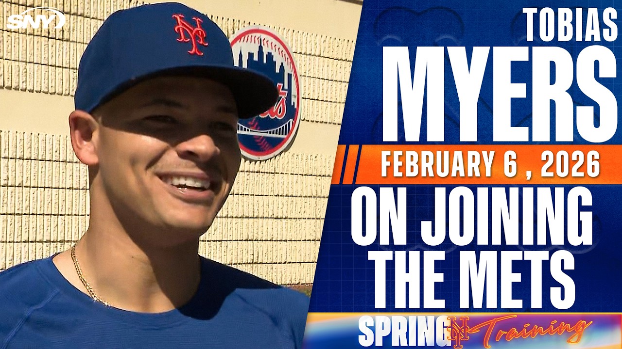 Mets pitcher Tobias Myers says that Freddy Peralta "brings the best out of" him