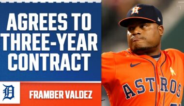 REACTION: Framber Valdez signs three-year deal with Tigers | Hot Stove