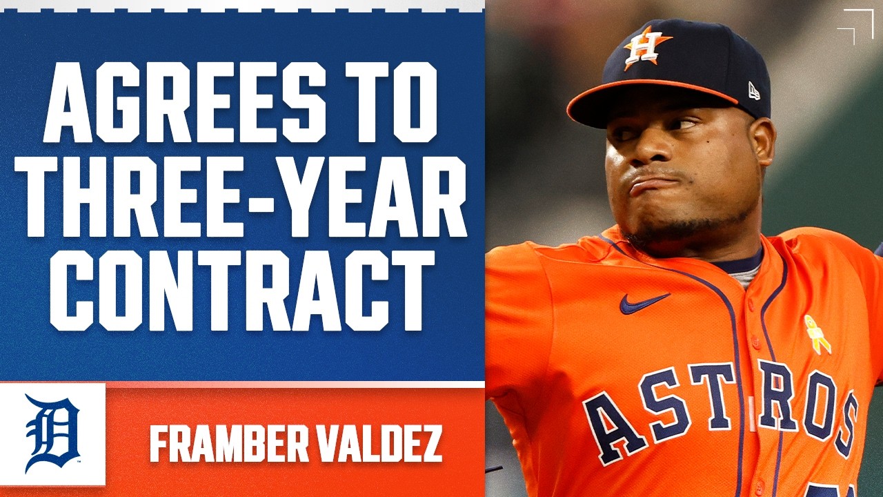 REACTION: Framber Valdez signs three-year deal with Tigers | Hot Stove
