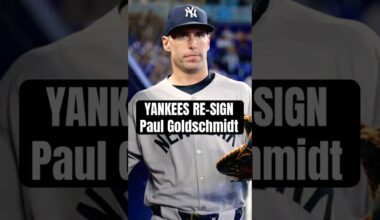 BREAKING! New York Yankees RE-SIGNS Paul Goldschmidt #shorts #yankees #mlb #nyyankees