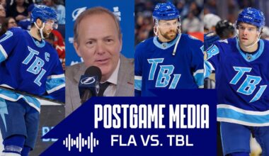 Postgame Media vs FLA | Hagel, Cernak, Hedman, Cooper