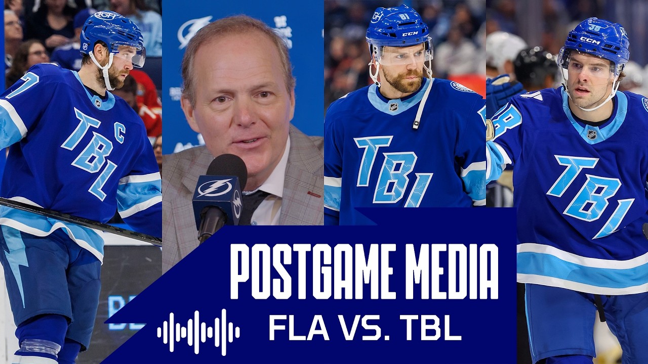 Postgame Media vs FLA | Hagel, Cernak, Hedman, Cooper
