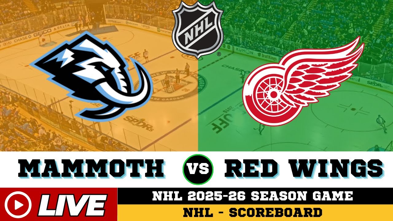 LIVE : Detroit Red Wings Vs Utah Mammoth | NHL 2026 | NHL Live SCOREBOARD | Feb 5 2026