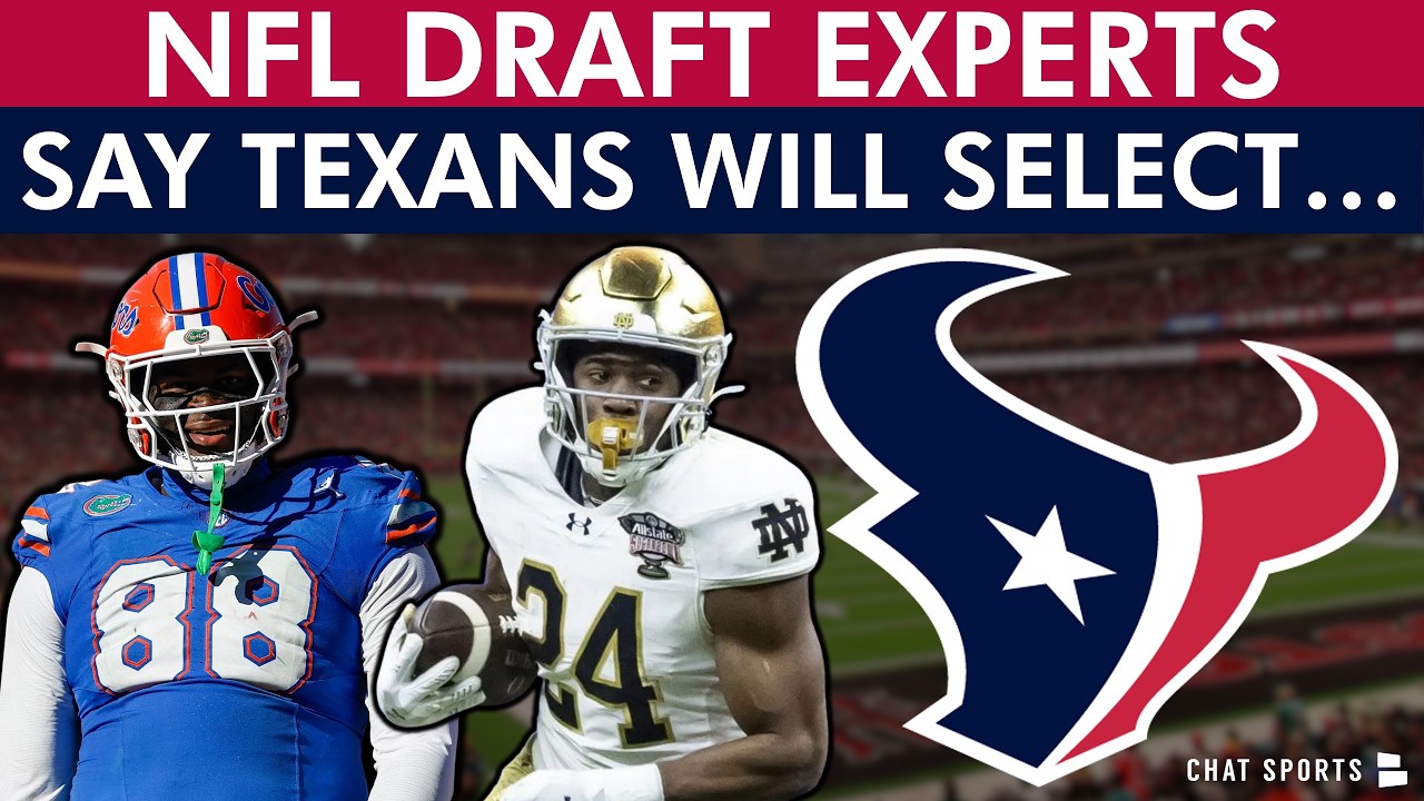 HOT Houston Texans Draft Rumors: NFL Draft Experts Say Texans Will Take…