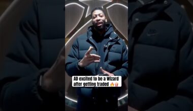 AD ready for his Wizards era 👀 (via @WashingtonWizards)