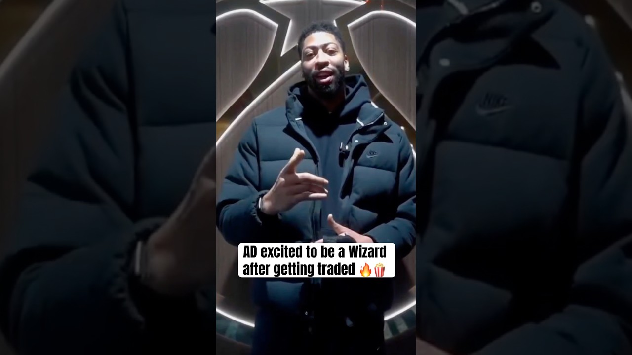 AD ready for his Wizards era 👀 (via @WashingtonWizards)