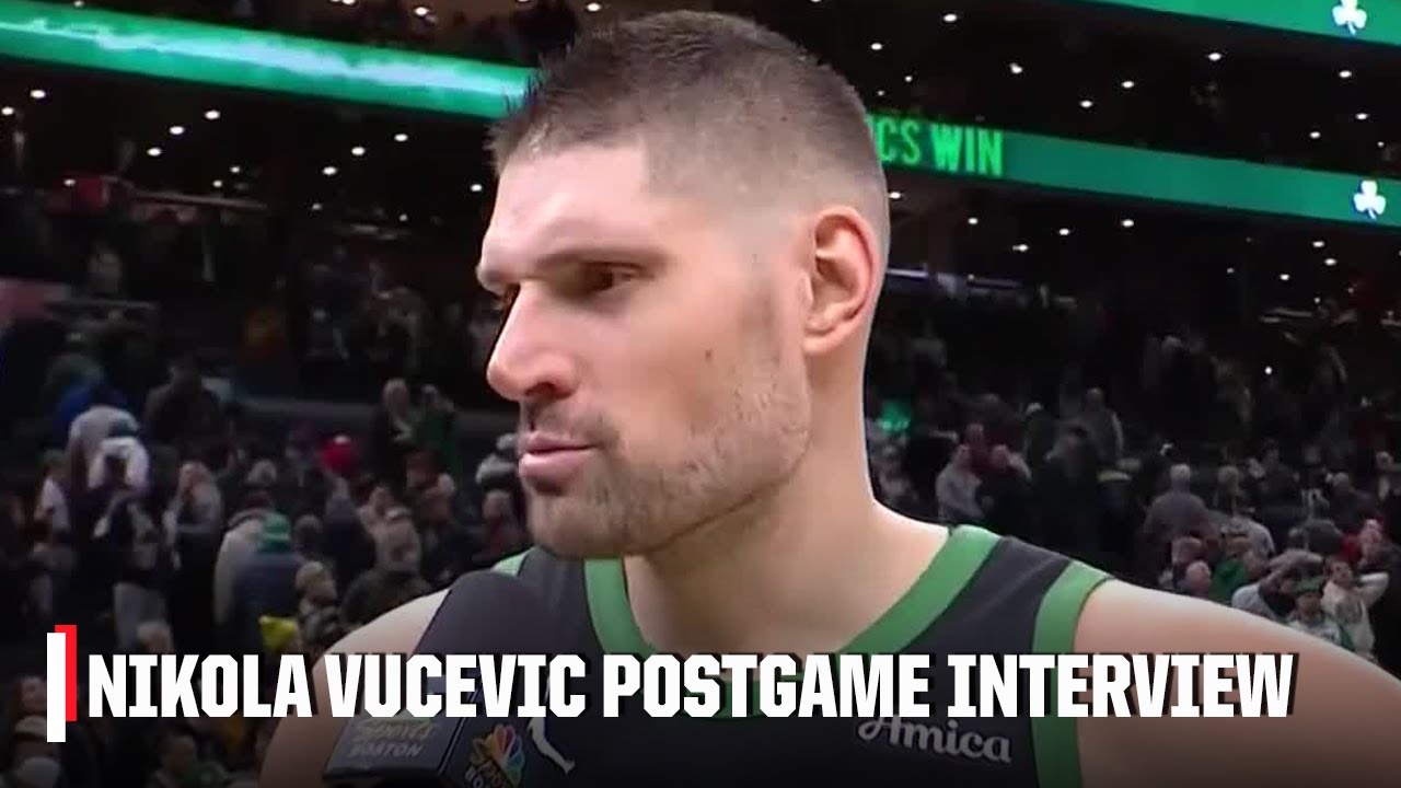 Nikola Vucevic recaps winning his Celtics debut | NBA on ESPN