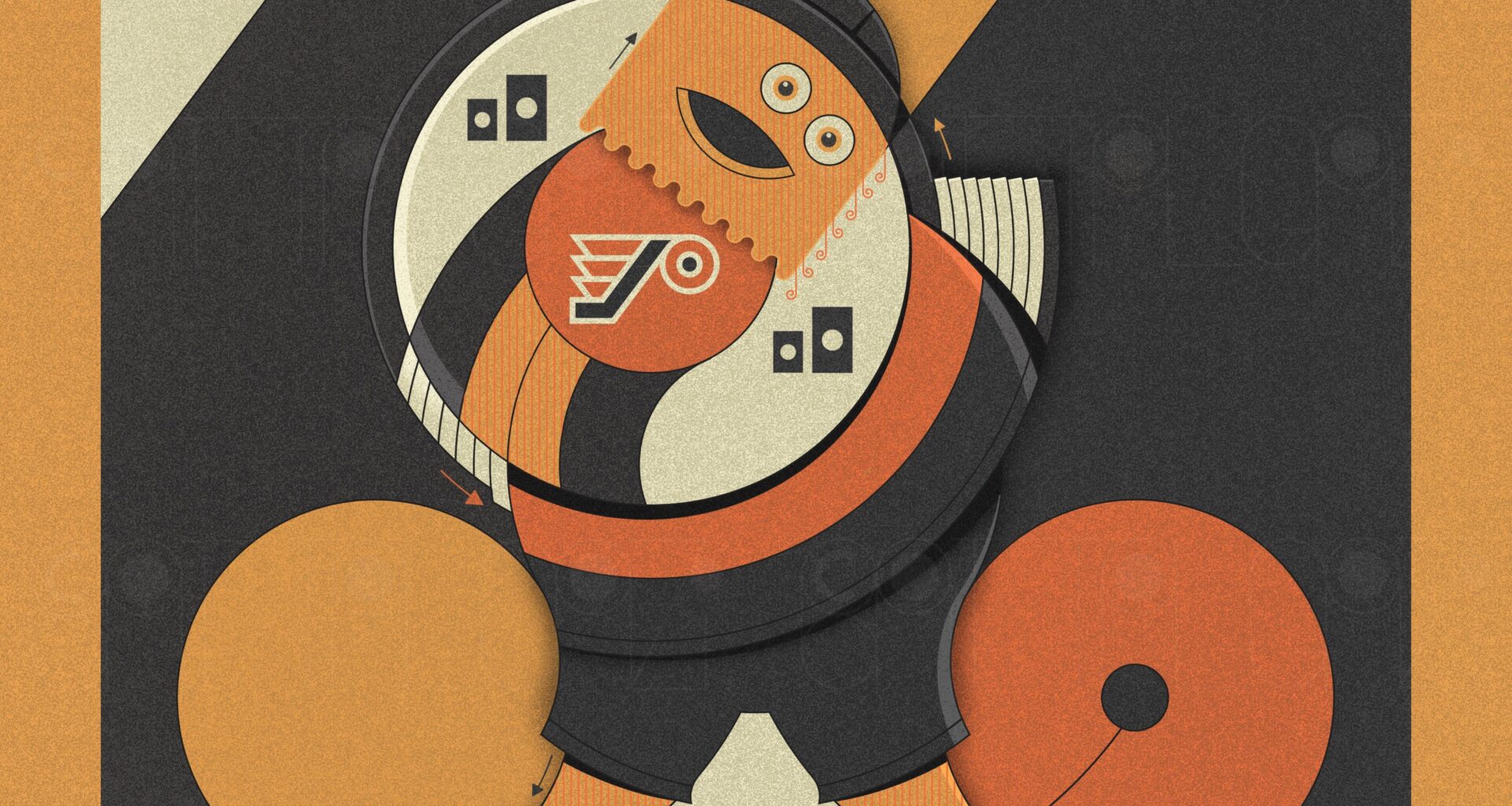 I did an art piece based on Gritty that I want to share and get your thoughts on. Last week I did the Phanatic and it was really well received so I wanted to try Gritty too. Trying to do a series of mascots. Let me know if I got it right!