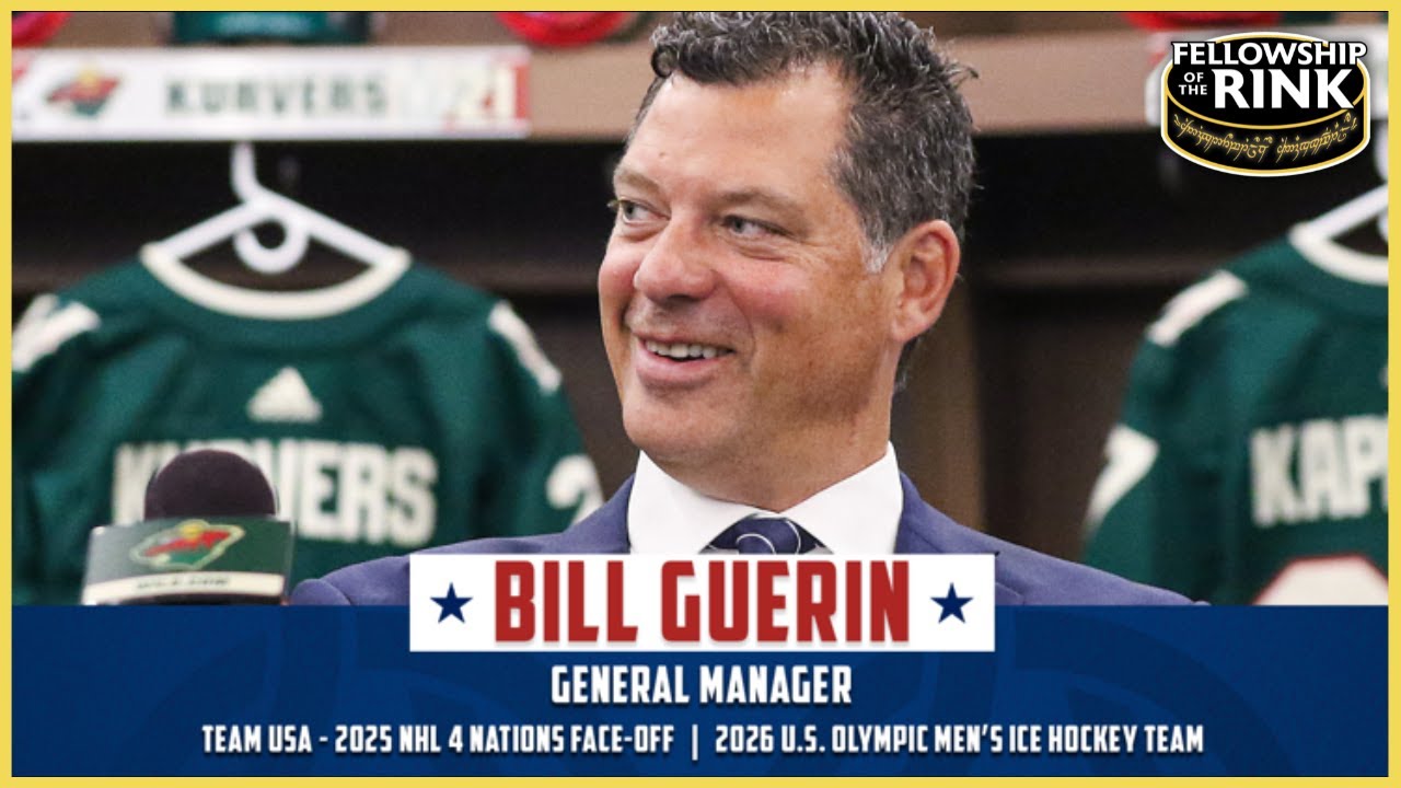 Bill Guerin Interview | Minnesota Wild Trade Deadline | Star Wars & LOTR | Assembling Team USA