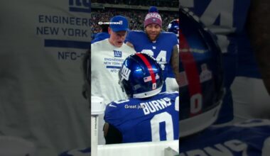 Brian Burns was all action this season 🎬🗣️ #shorts #nfl #giants #nygiants #newyorkgiants