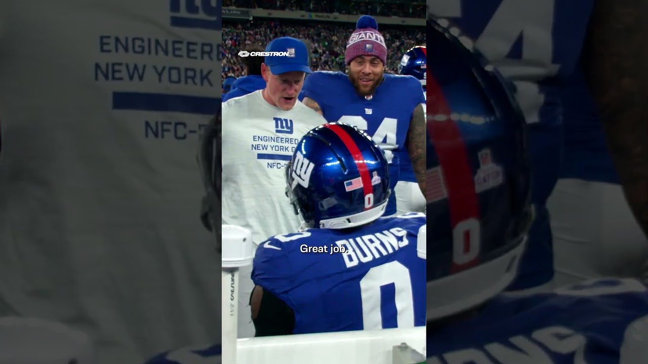 Brian Burns was all action this season 🎬🗣️ #shorts #nfl #giants #nygiants #newyorkgiants